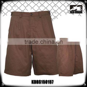 100% cotton twill custom color walk shorts