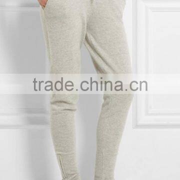 Wholesale Custom Cut and Sew Cashmere Track Pants for Women photo-3