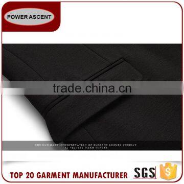 Wholesale Customized European Business Suit 1 Button Charcoal Men Suits photo-6