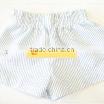 Wholesale Baby Girls Korean Style Baby Leggings Kids Pants Summer Fashion Blue Stripe Shorts