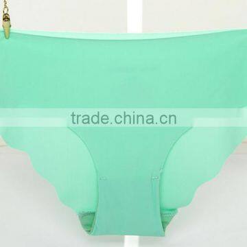 Customized Your Own Brand Lady Briefs Plain Solid Color 72%Polyester 28%Spandex Soft Healthy High Cut Seamless Women Underwear photo-2