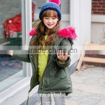 2016 Hot Sales Europe Style Real Fox Fur Collar With Duck Feather Winter Warm Overcoat photo-4