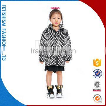 Popular fancy cotton warm kids winter girls new design girls coat