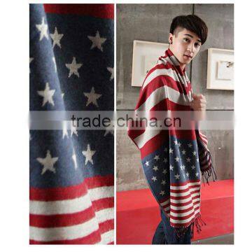 1 pc Spandex Material Couple Design American Flag Fashion Scarf,latest Scarf Design,shawl photo-6