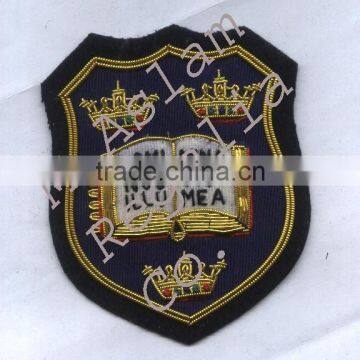 OXFORD Hand Embroidery Bullion Wire Badge