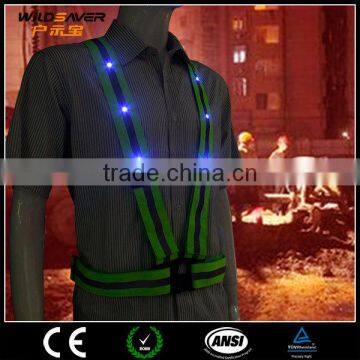 LED jogging running jacket suit highly recognized at night