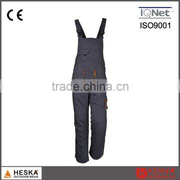 Workwear polycotton denim bib pants men's overalls