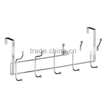 Lowest Price New Chrome Stainless Steel Door Hanger Storage Hat Coat Towel Hook Clothes Hanging With 12 Hooks photo-5