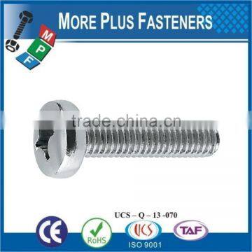 Made In Taiwan Steel Pan or Fillister Head Machine Screw Black Oxide Finish Meets DIN 7985 Phillips Drive photo-4