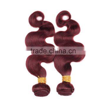 Wholesale China Body Wave Color 99j Hair Weave Red Braiding Hair photo-3