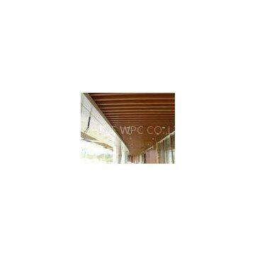 Moth-proof Artistic Wood Plastic Composite Ceiling For Indoor Decoration