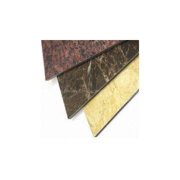 Interior 3d Wall Stone Aluminium Composite Panel photo-3