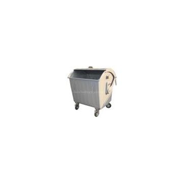 Gray Garbage Can