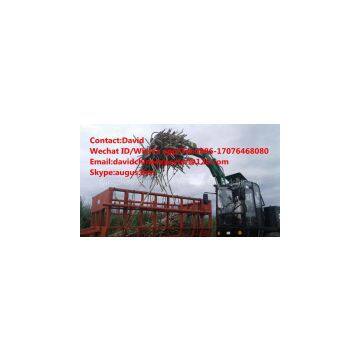 hongyuan 4WD cane grab loader working in Indonesia