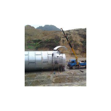 Road Culverts, Level Half Pipe