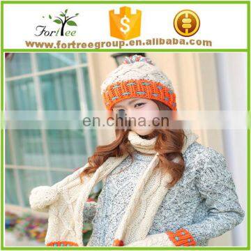 cut cashmere knit scarf gloves hat sets