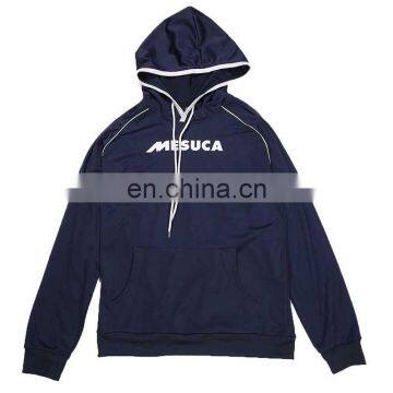 Guangzhou wholesale oversize plain black pullover men sports hoodie