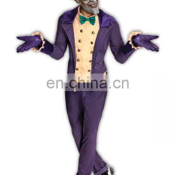 China wholesale fancy dress adult mens joker costume halloween cosplay costumes AGM038