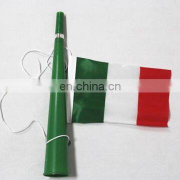 Italy football cheering fan horn with country flag