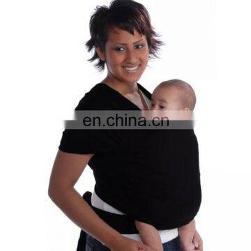 Black color comfortable baby wrap cotton with Classic designs