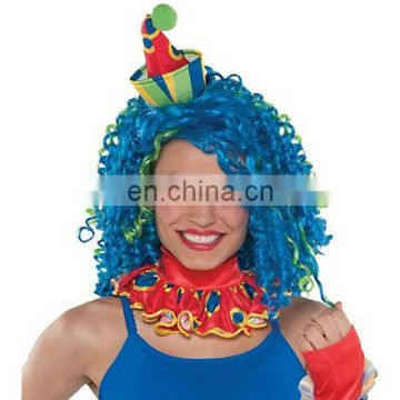 blue clown wigs