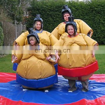 HI factory price cotton sumo suit, sumo suit with mat, sumo suit with glove