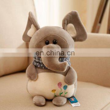 hot sale new products cute gray elephant plush toy