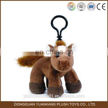 Stuffed Grey Elephant Plush Keychain Toy With Big Ears