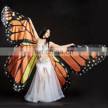 BestDance Fancy Dress Dance Costume Isis Wings Butterfly Angel Isis Wings Fancy Dress Rainbow Bollywood Carnival Dress OEM photo-4