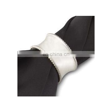 Wedding Napkin Ring Concave Design