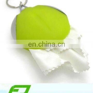 Keychain glasses cleaning cloths