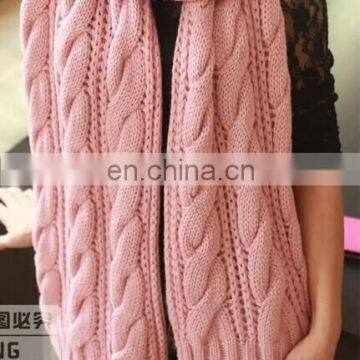 2014 new knitted scarf acrylic scarf fried dough twist pattern scarf woman scarf men scarf warm scarf