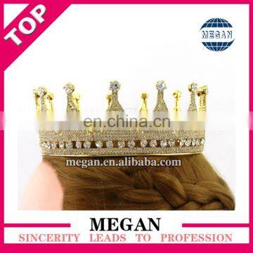 Cheap Full Circle Rhinestone Pageant Princess Crown photo-4