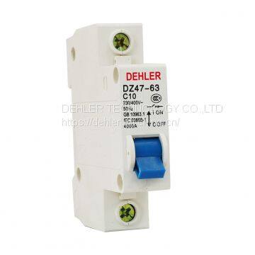 Dz47-63 C10 1p Miniature Circuit Breaker Household Low Pressure Air Switch photo-5