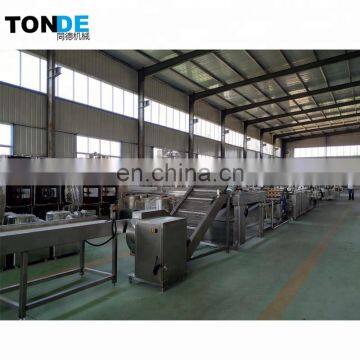 Automatic Fresh Potato Chips Machine French Fries Production Line