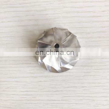 TD025 9T-SB 33.83/44.01mm 6+6 blades turbocharger milling/aluminum 2618/billet compressor wheel for 49173-02401