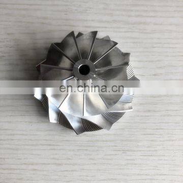 TD05H 54.06/71.40mm 11+0 blades high performance turbo milling/aluminum 2618/Billet compressor wheel