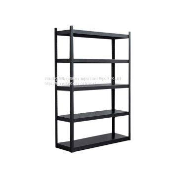 home Black shelf with inner holes