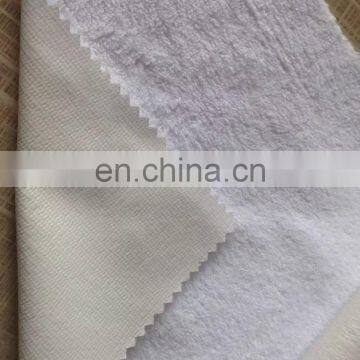 Waterproof Breathable Hypoallergenic Cotton Terry Laminated Fabric photo-4