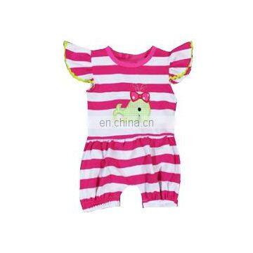 Hot Sale White Plain Baby Romper Sleeveless Knitted Baby Romper photo-6