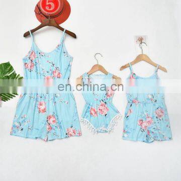 2020 Summer Patchwork Family Matching Outfits Clothes Mother Daughter Dresses Summer Toddler Newborn Baby Girls Boys Clothes photo-6