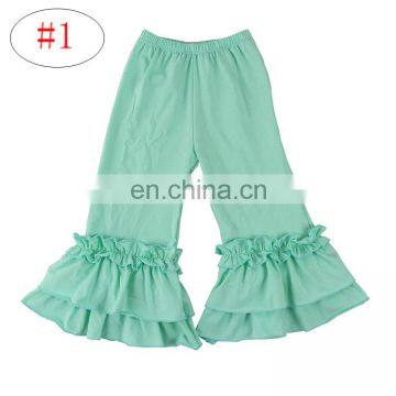 Kids Girls Bell Bottom Flare Pants Wide Leg Pants Printed Floral Flare Palazzo Pant Trousers 20colors 5 Size Free Shipping photo-6