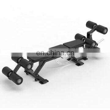 Multi function chest training folding chair sit up abs press flat bench gym fitness exercise weight adjustable dumbbell bench