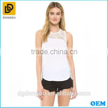 Sexy summer women lace tank tops 2016