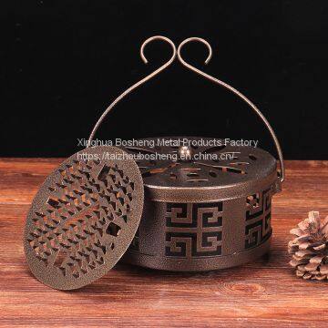 Home Creative Antique Mosquito Incense Burner With Lid Fireproof Incense Burner Portable photo-2