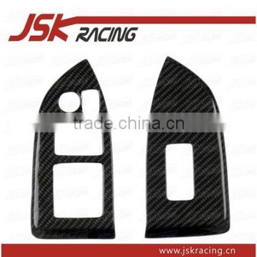 CARBON FIBER RHD WINDOW SWITCH (2pcs) FOR SUBARU BRZ (JSK242006)