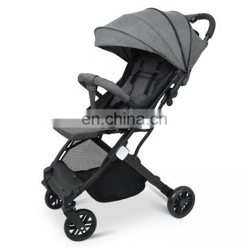 Luxury leather handle bar baby strollers and prams 3 in one