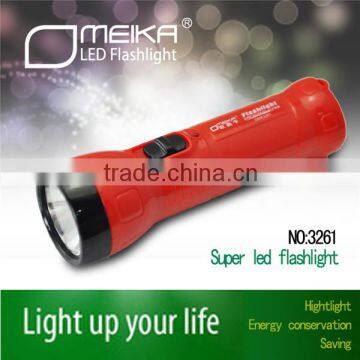 2014 high quality red color led torch