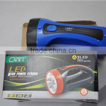 powerful and cheap colorful plastic LED flash light