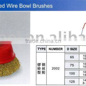 Crimped Wire Bowl Brushes